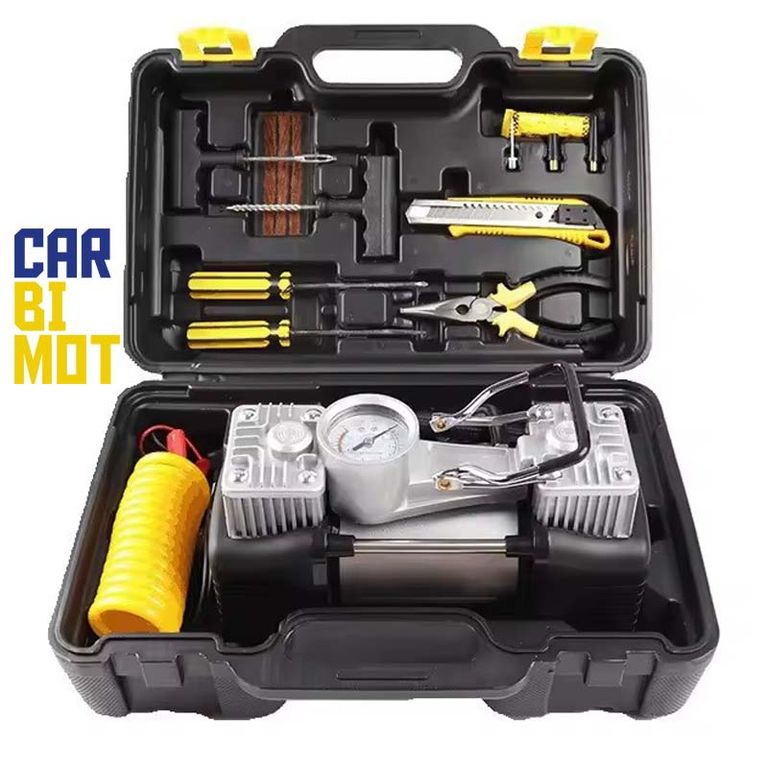 MINI COMPRESORA INFLADOR DE AIRE 12V PORTATIL PARA LLANTAS