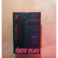 GENERICO - MINI PARLANTE LUCES LED WIRELESS COLOR NEGRO