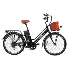 GENERICO - E-BIKE CYCOOL YDEB806C/1006 INC. BATERIA, CARGADOR Y LLAVES NEGRO