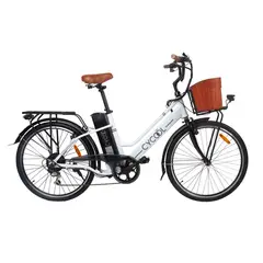 GENERICO - E-BIKE CYCOOL YDEB806C/1006 INC. BATERIA, CARGADOR Y LLAVES BLANCO