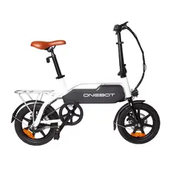 GENERICO - E-BIKE ONEBOT S11001 CON TIMON PLEGABLE INC BATERIA Y CARGADOR BLANCO