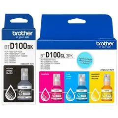 BROTHER - TINTAS BROTHER BTD100 PACK COMPLETO 4 UND