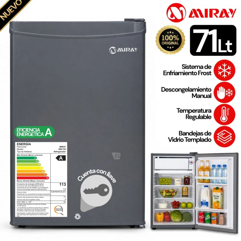 Frigobar Miray RM-75X Frost 71L