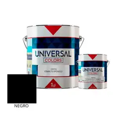 UNIVERSAL COLORS - Pintura Esmalte Epóxico Negro 1gl