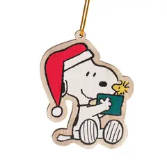 SNOOPY - Adorno colgante arbol navidad Snoopy 12cm Modelo 1