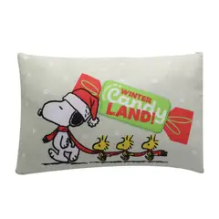 SNOOPY - Cojin Almohada navideño decorativo 27x42cm
