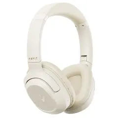 HAVIT - Audífono Bluetooth V5.4 H612BT 50 Horas Carga rápida beige