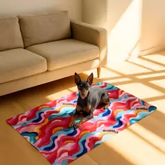 GENERICO - Manta Gel Refrescante Para Mascota  - Talla S - (Multicolor)