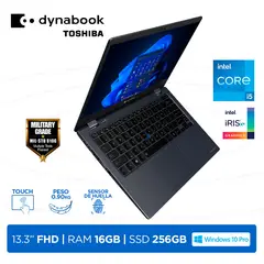 TOSHIBA - Laptop Dynabook Portege X30L i5-1145G7 16GB 256GB 133 FHD IGZO Touch Windows 10 Pro Blue