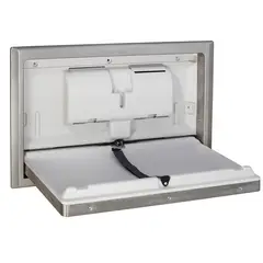 EXORIAM - Cambiador Mudador de Bebe Horizontal de Acero Inoxidable