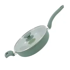 OSTER - Guisera 30cm Antiadh Cerámica Oster Sutterville con tapa salvia