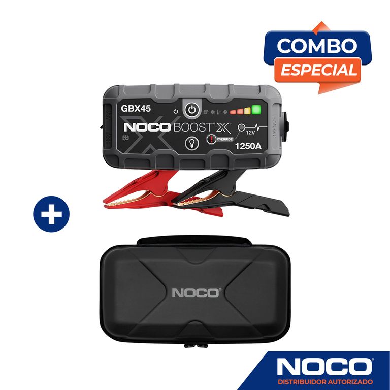 Combo Noco Gbx45 Arrancador de Batería Portatil + Estuche