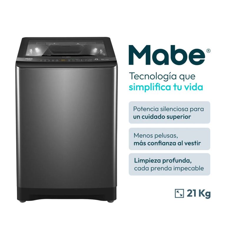 Lavadora Aqua Saver Green Automática 21kg LMA1220WDGBB0 Mabe