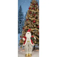 GENERICO - Patilargo Santa 70cm Grande Decorativo Elegante Adorno Navideño Navidad