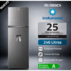 INDURAMA - Refrigeradora Silver 246L CDispensador Indurama-RI-389DI