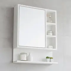 PELIKANO - Repisa de Baño NAD De Melamina Blanco 60x55cm