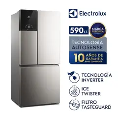 Electrolux - Refrigeradora Electrolux IM8S Multidoor No Frost 590L - Silver