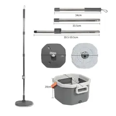 SHEEPBUSTER - Trapeador Magico 360° con Separación de Agua Limpia y Sucia