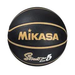 MIKASA - PELOTA DE BASQUET STREET JAM 5 NEGRODORADO