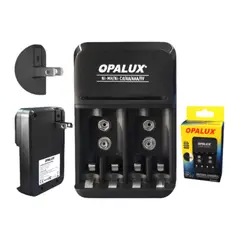 OPALUX - Cargador De Pilas AaAaa9V Op-Bc8021