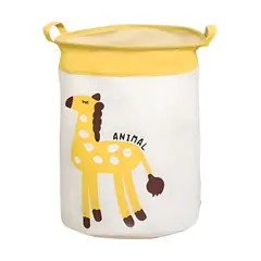 ELMEJORPRECIO - Cesto De Ropa Para Dormitorio Lavandería Diseño Jirafa