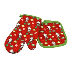 SNOOPY - Guante y Toma Olla de Cocina Niño