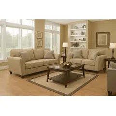 ALTO HOGAR - Juego de Sala 3 2 Isadora - Tapiz Antifluido