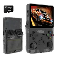 RETRO - Consola Retro R36s 2026 de 64GB ArkOS ORIGINAL Negro