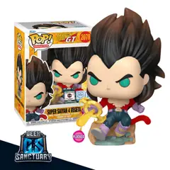 FUNKO - POP SUPER SAIYAN 4 VEGETA SSJ4 FLOCKED AFELPADO EXCLUSIVO CHALICE PR DRAGON BALL GT #2078