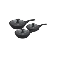 VALESKA - JUEGO DE SARTENES FREIDORAS COLOR NEGRO