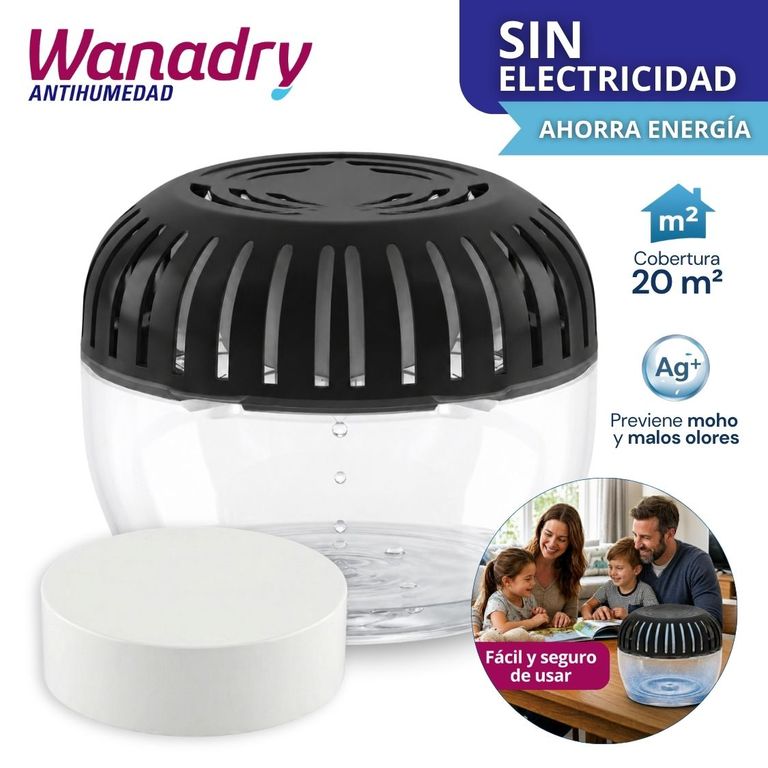 Deshumedecedor WANADRY + 1 pastilla ultra absorbente