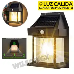 GENERICO - Foco Luz Solar exterior con Sensor Movimiento
