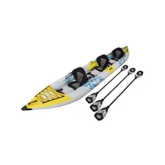 AQUA FORCE - Kayak Inflable Doble Capa 3 Personas 500cm Triton