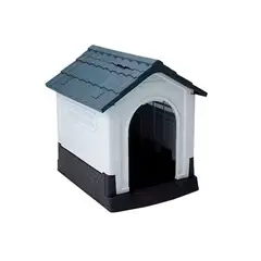 PET MOOD - Casa Para Perro Raza Grande de Plástico 105x88x99 cm Color Azul