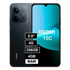 XIAOMI - XIAOMI REDMI 15C 256GB 4GB NEGRO