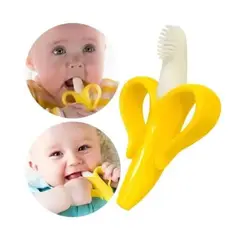 SANTOLEE - MORDEDOR CON GEL PURO PLATANITO BANANA SIN BPA