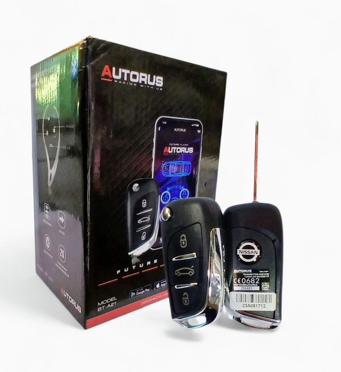 Alarma automotriz con llave flip para nissan