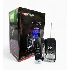 GENERICO - Alarma automotriz con llave flip para nissan