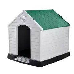 PET MOOD - Casa Para Perro Raza Mediana 88x79x82cm Color Verde Oscuro