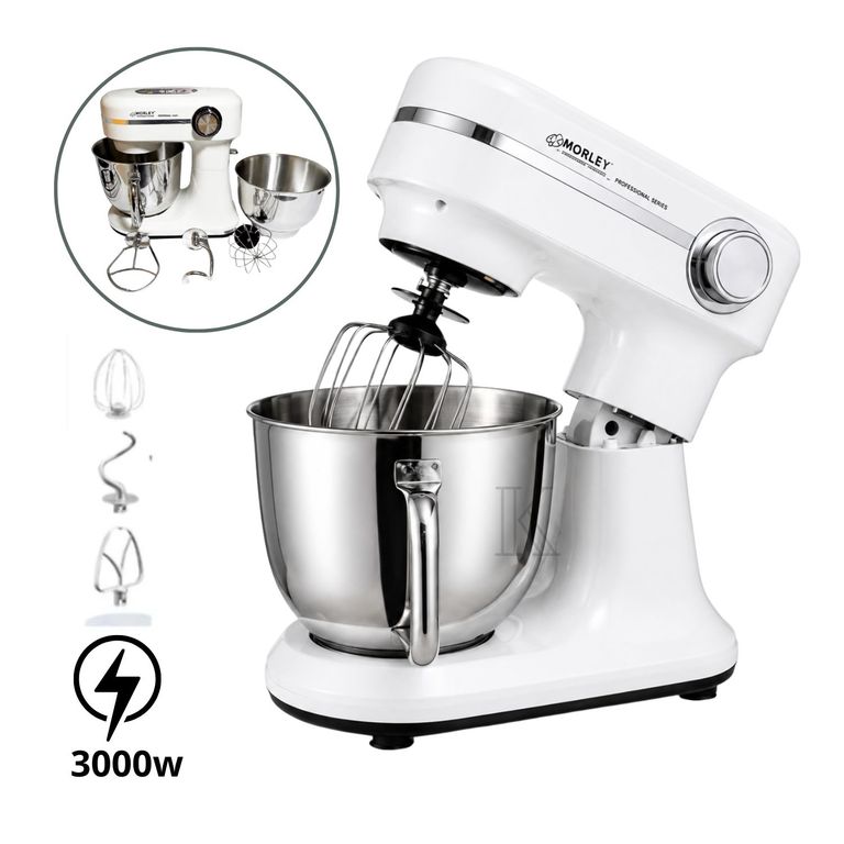 Batidora Planetaria de 3000W Morley Blanco