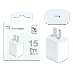 GENERICO - DADO 15 PRO MAX 35W TIPO C BLANCO
