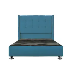 GENERICO - Cama tapizada Cielo - Queen Turquesa