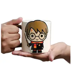 GENERICO - TAZA 3D DISEÑO HARRY POTTER PIEZA DE COLECCION DE CERAMICA PARA REGALO