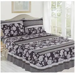 CASATEX - JUEGO DE SÁBANAS CON BLONDA KING