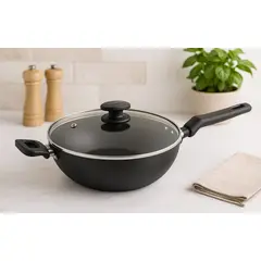 TRAMONTINA - SARTEN WOK 28 CM CON TAPA