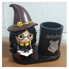 GENERICO - PORTA LAPIZ DISEÑO 3D HARRY POTTER VERSION HERMIONE PIEZA DE CERAMICA
