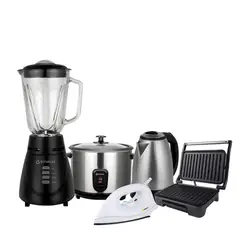 IMACO - Penta-combo Licuadora + Grill + Olla + Hervidor+ Plancha