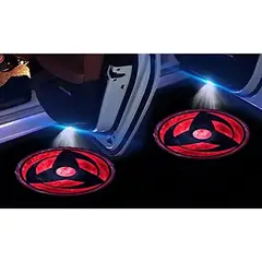 GENERICO - Luz Proyector Puerta Auto LED Símbolo Ojo Rojo Ninja
