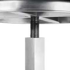 GENERICO - Taburete Giratorio Acojinado de Acero Quirúrgico con Frenos