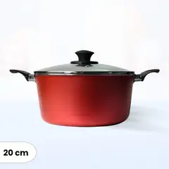 ILKO - Olla Just Cook con Tapa de Vidrio Ilko 20 cm